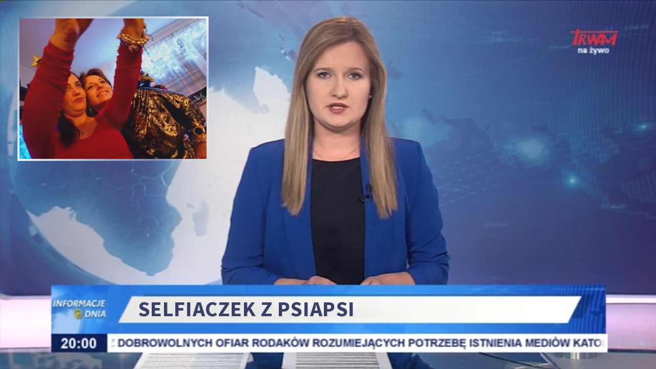 Selfiaczek z psiapsi