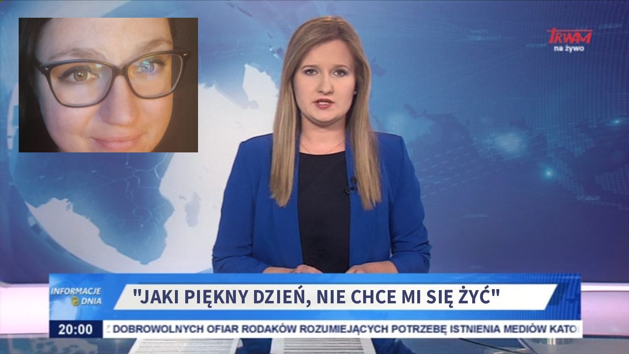 "Jaki piękny dzień, nie chce mi się żyć"