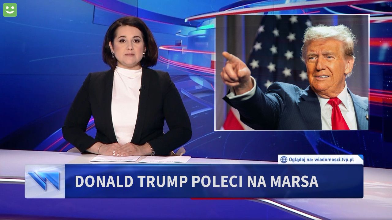 Donald Trump poleci na Marsa 