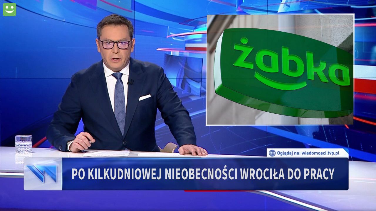 Po kilkudniowej nieobecności wrociła do pracy