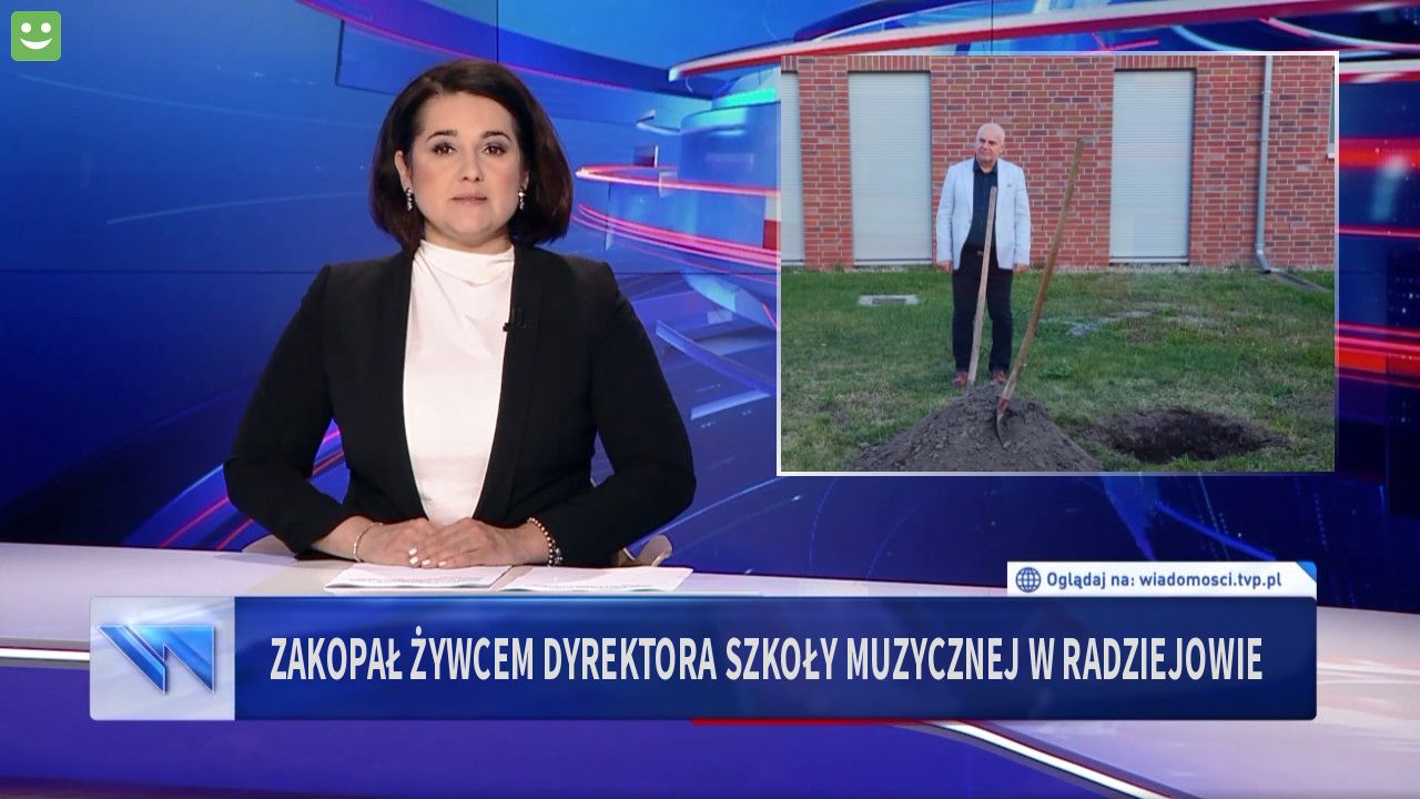 Zakopał żywcem dyrektora Szkoły Muzycznej w Radziejowie