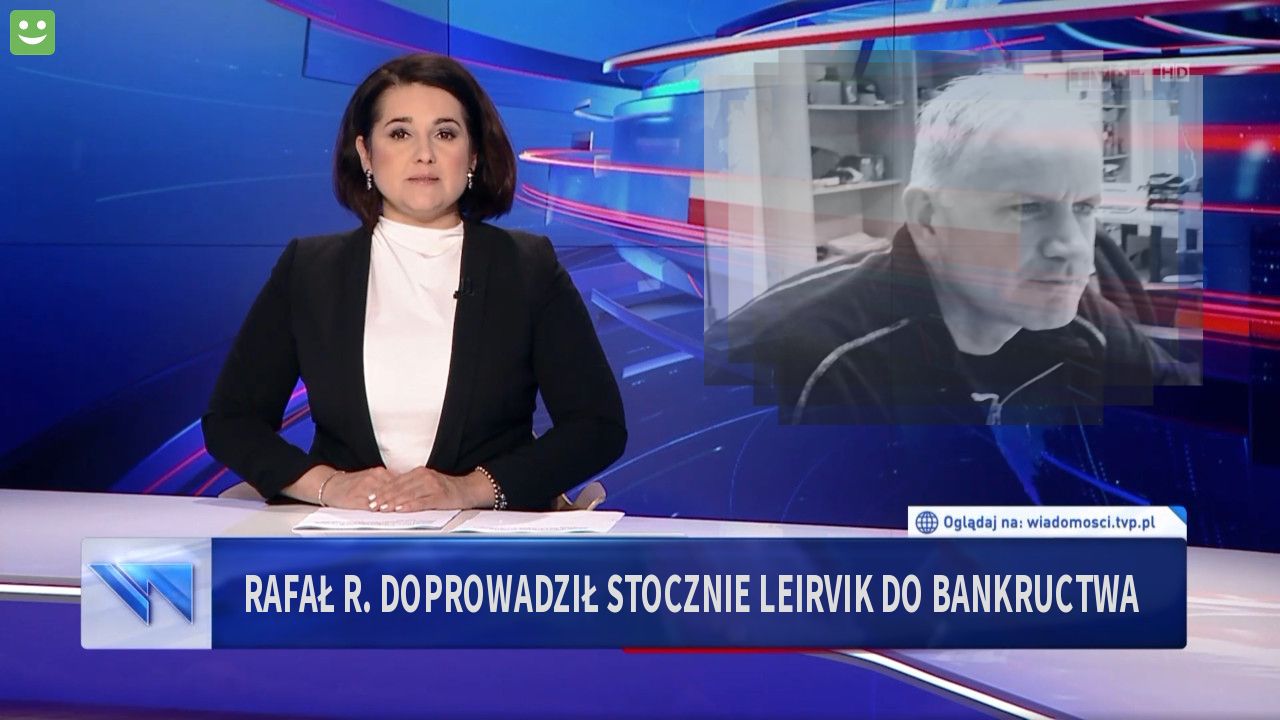 Rafał R. doprowadził stocznie Leirvik do bankructwa