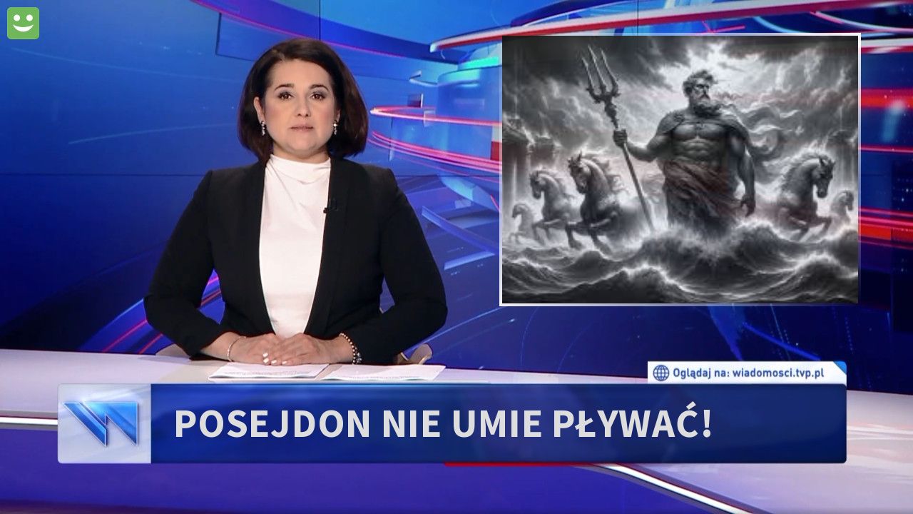 posejdon nie umie pływać!