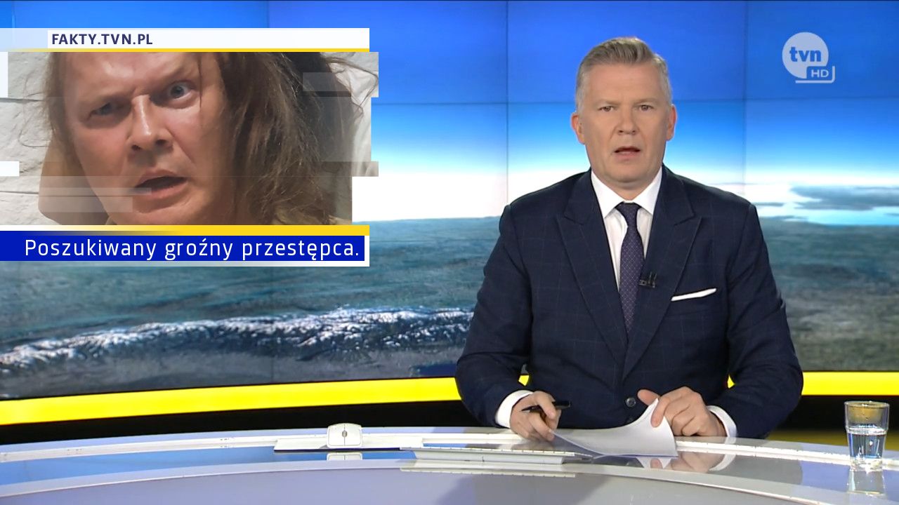 Poszukiwany groźny przestępca. 