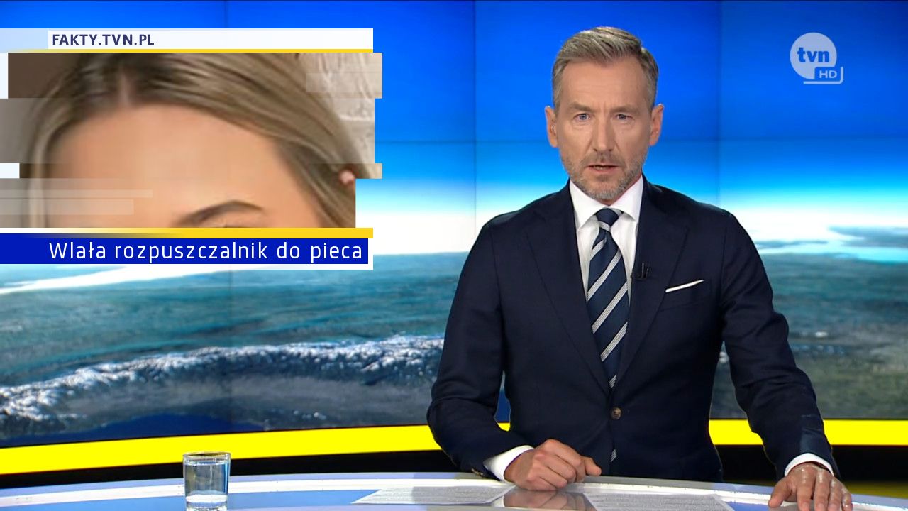 Wlała rozpuszczalnik do pieca 