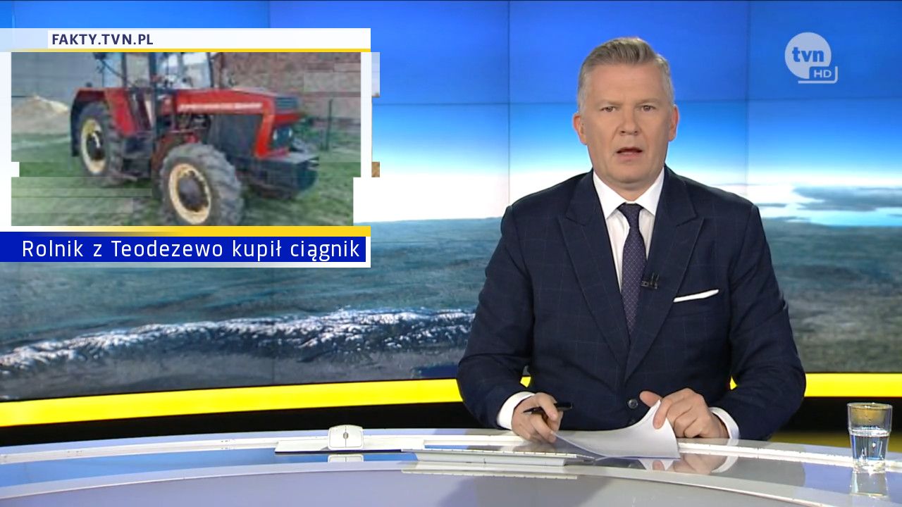 Rolnik z Teodezewo kupił ciągnik 