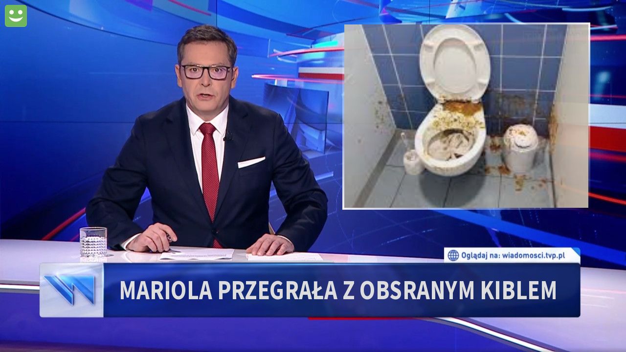 Mariola przegrała z obsranym kiblem