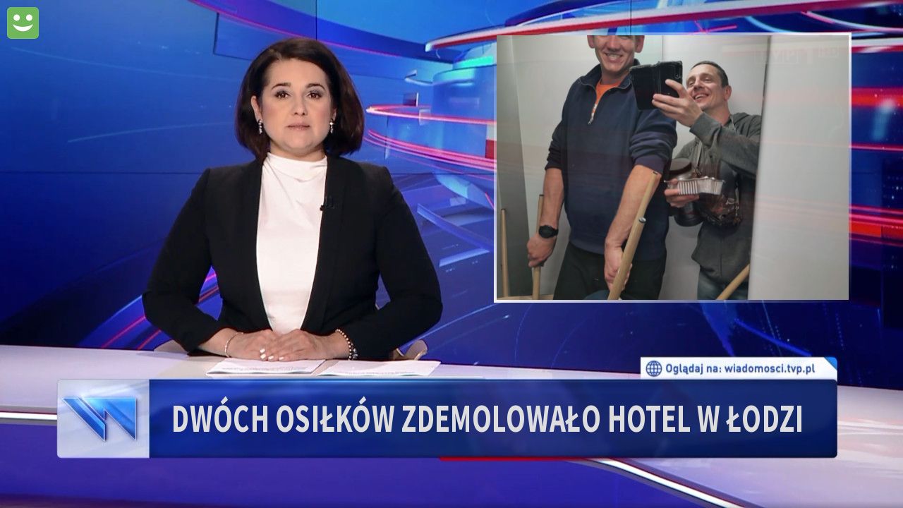 Dwóch osiłków zdemolowało hotel w Łodzi 