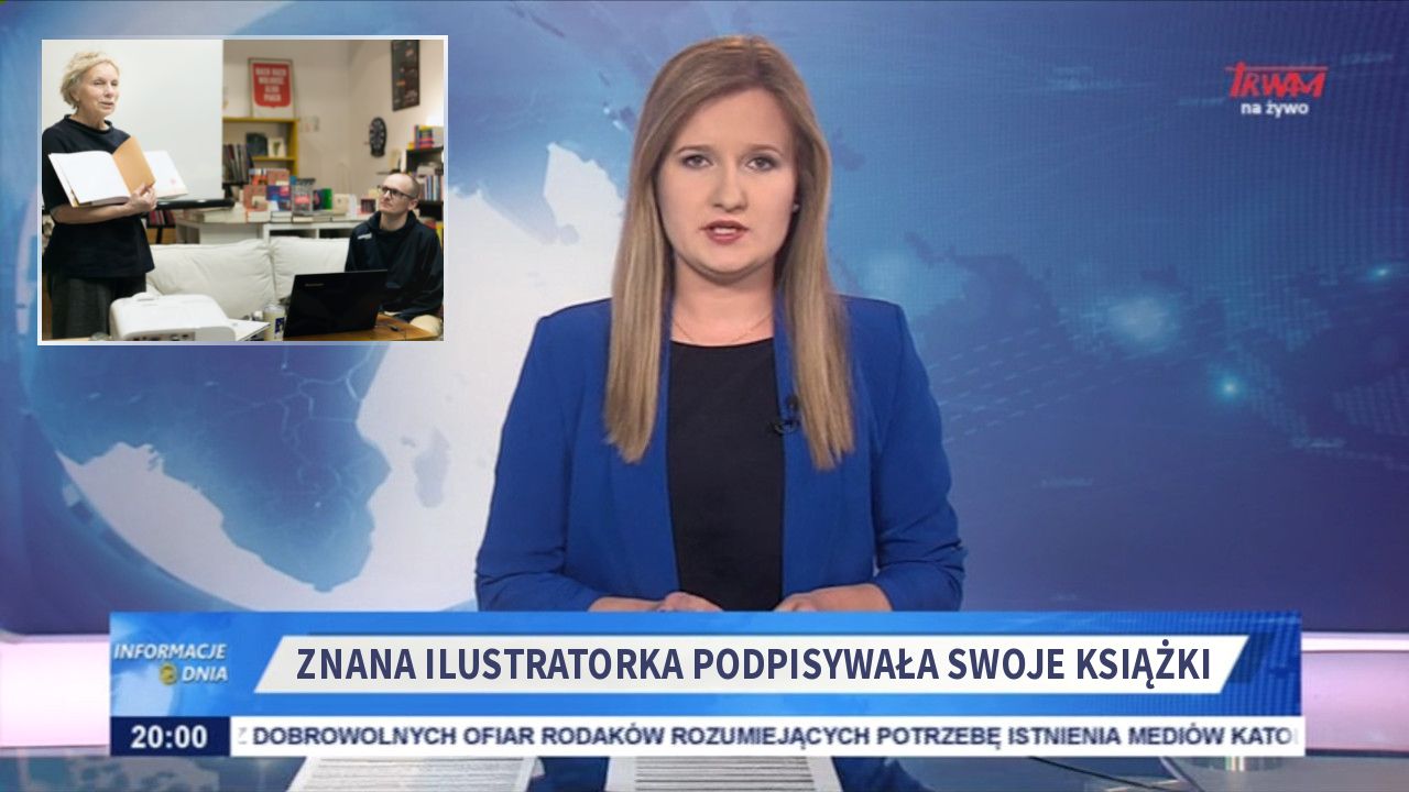 Znana ilustratorka podpisywała swoje książki