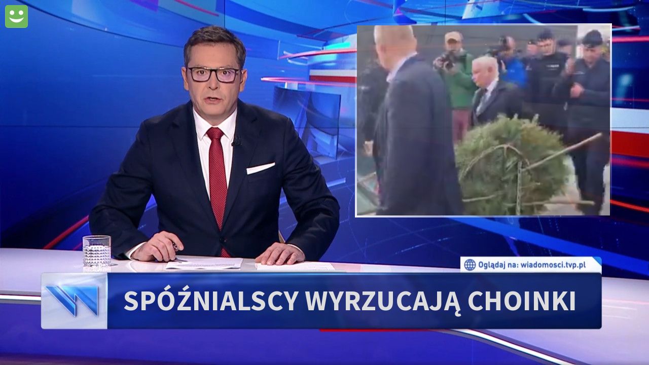 Spóźnialscy wyrzucają choinki