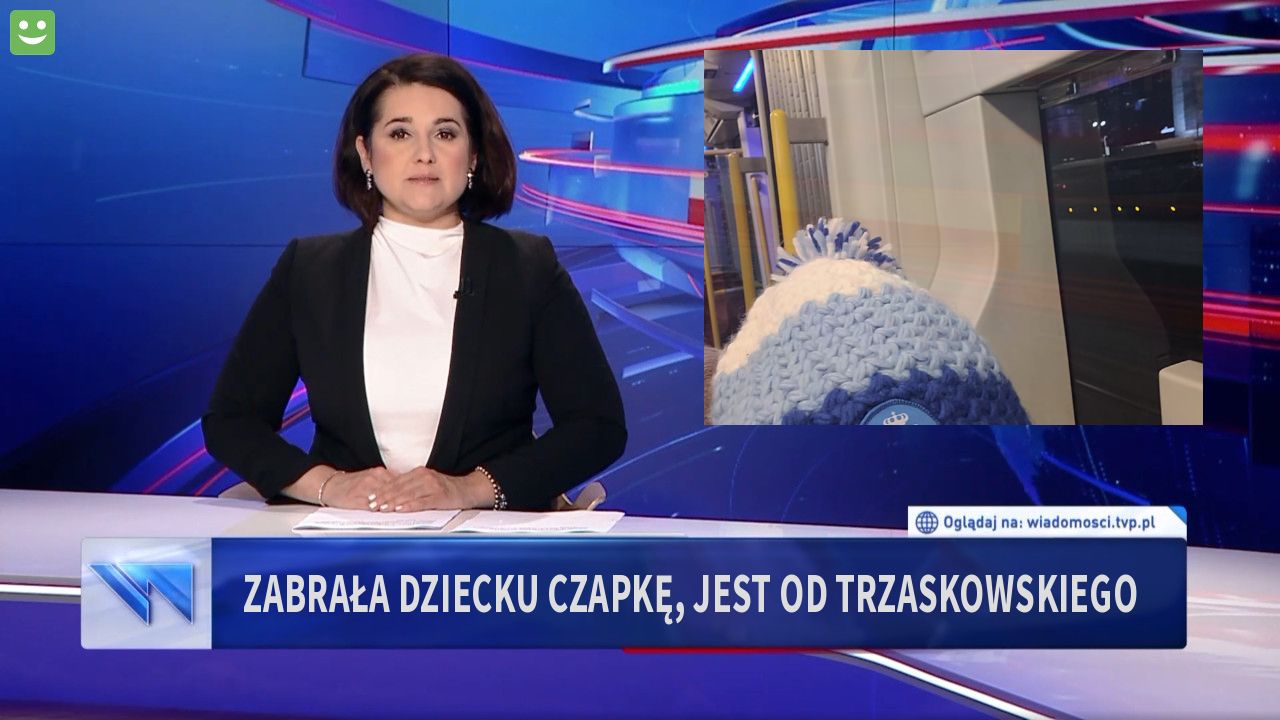 Zabrała dziecku czapkę, jest od Trzaskowskiego 