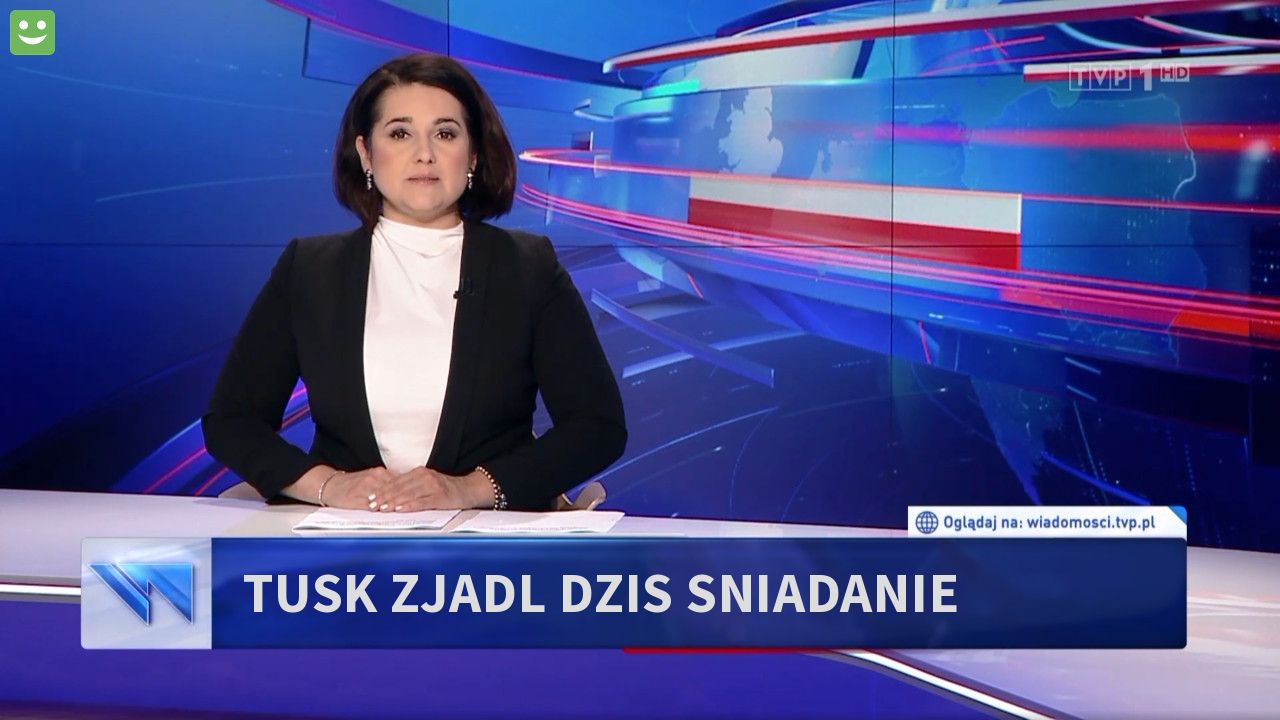 tusk zjadl dzis sniadanie