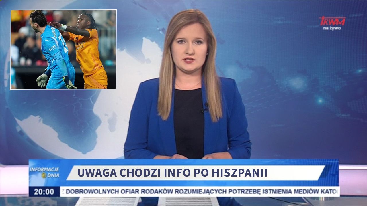 Uwaga chodzi info po hiszpanii