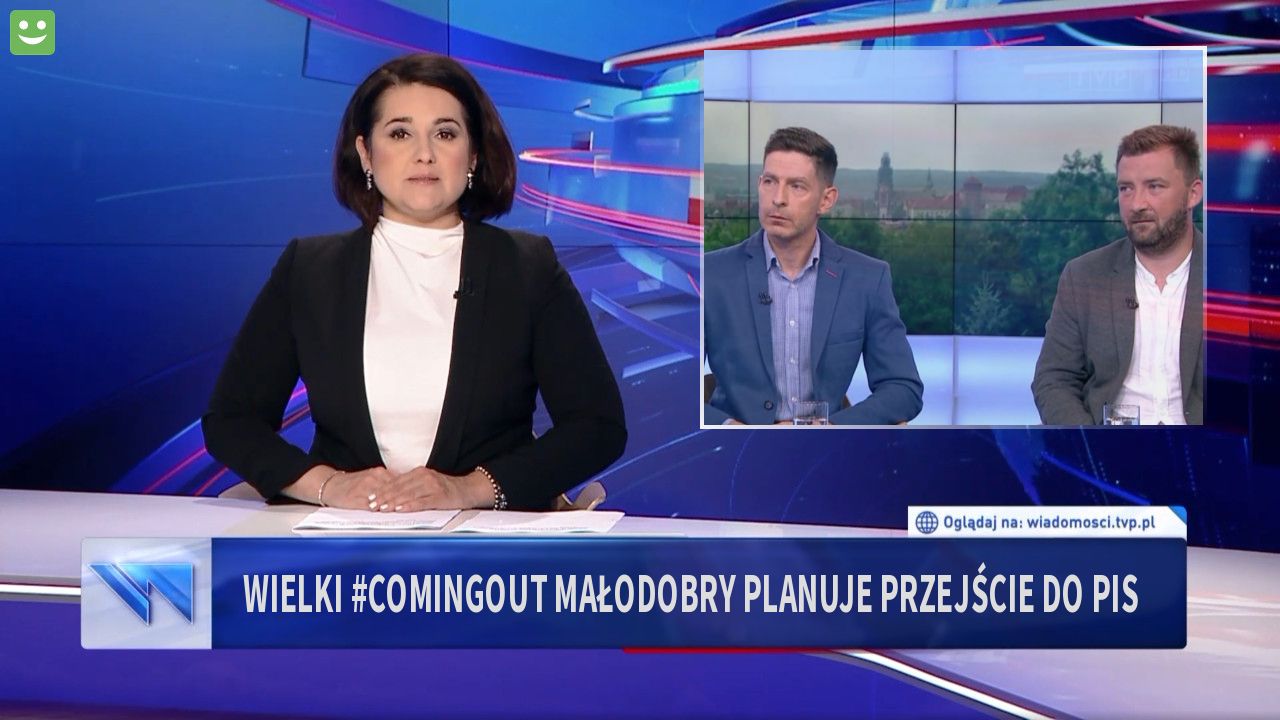 Wielki #ComingOut Małodobry planuje przejście do PiS