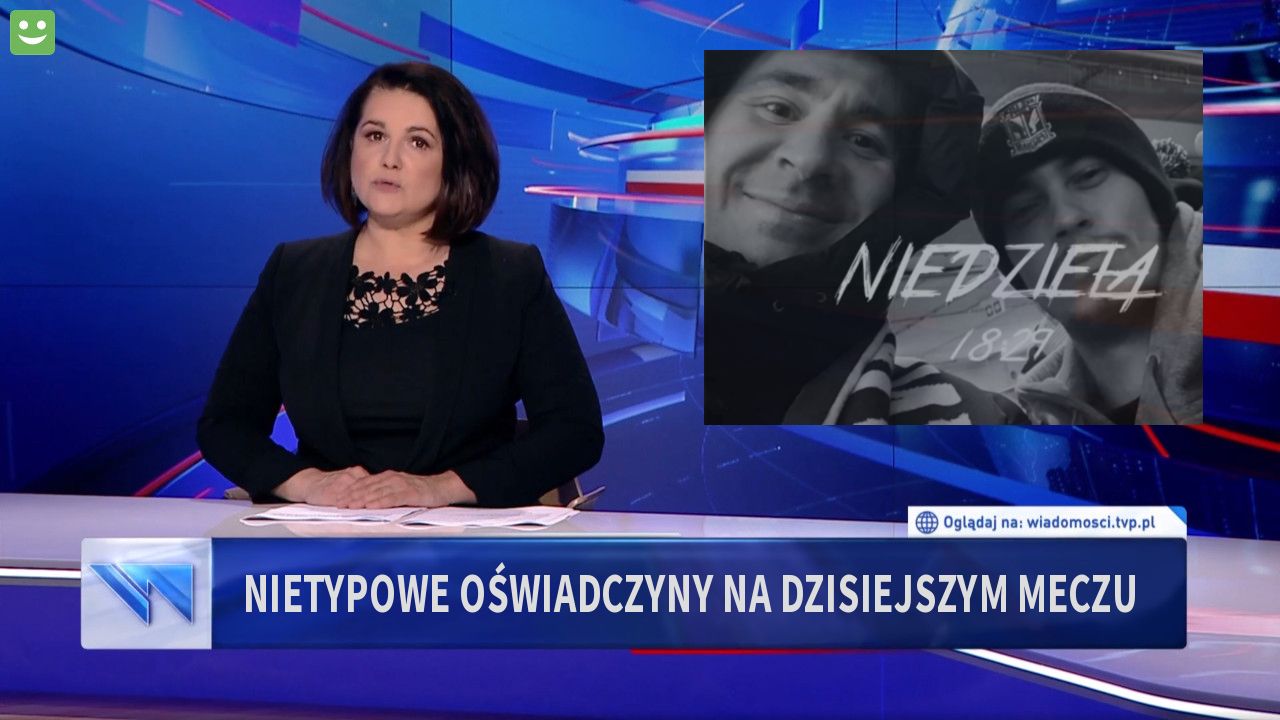 Nietypowe oświadczyny Na dzisiejszym Meczu