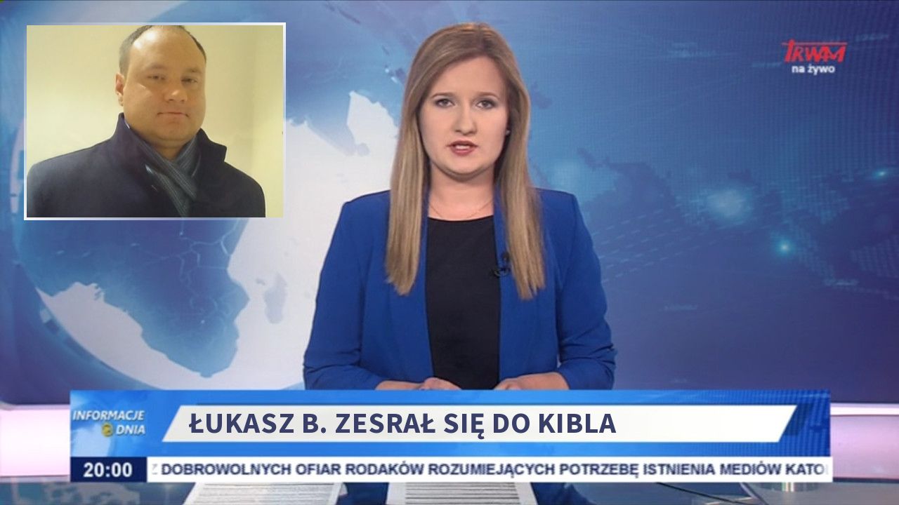 łukasz b. zesrał się do kibla