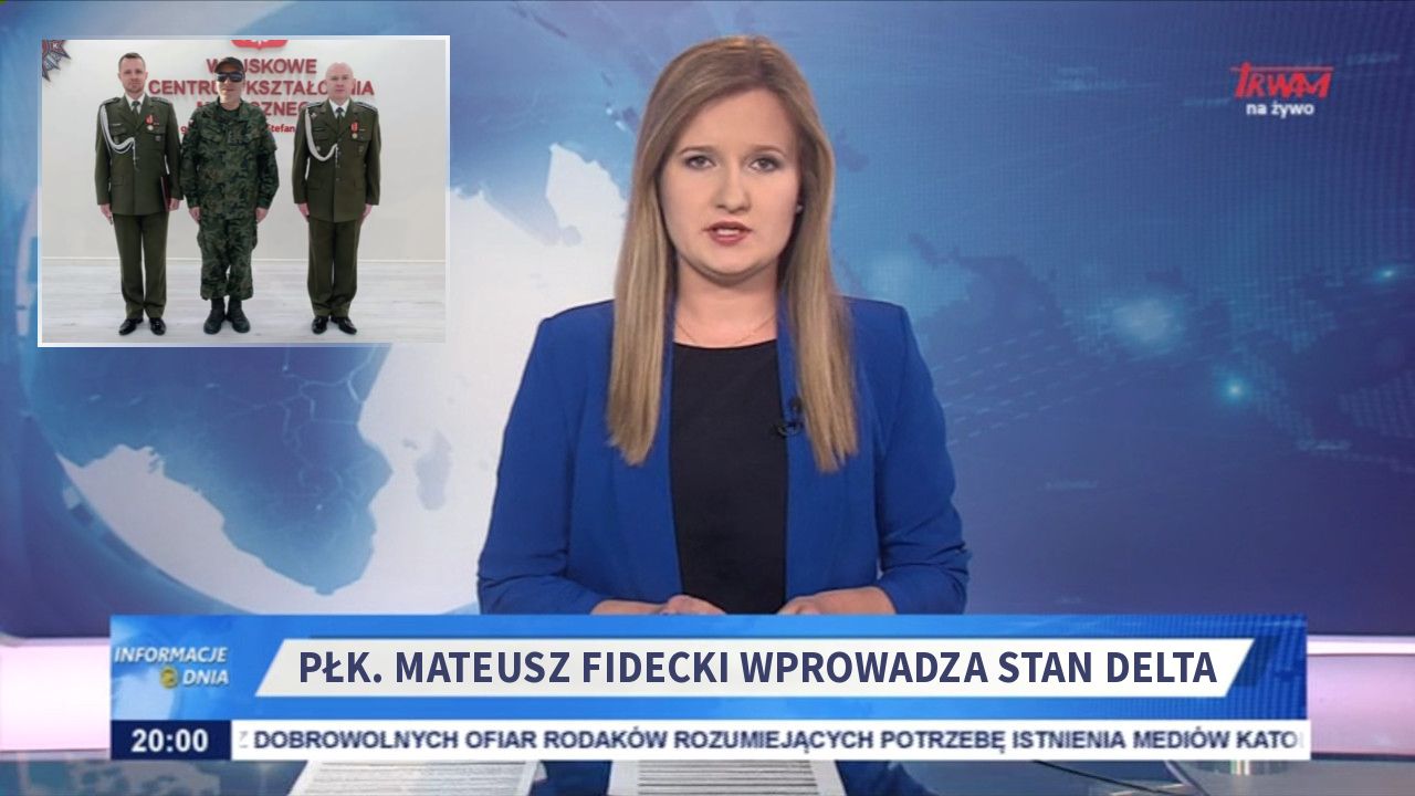 Płk. Mateusz fidecki wprowadza stan delta