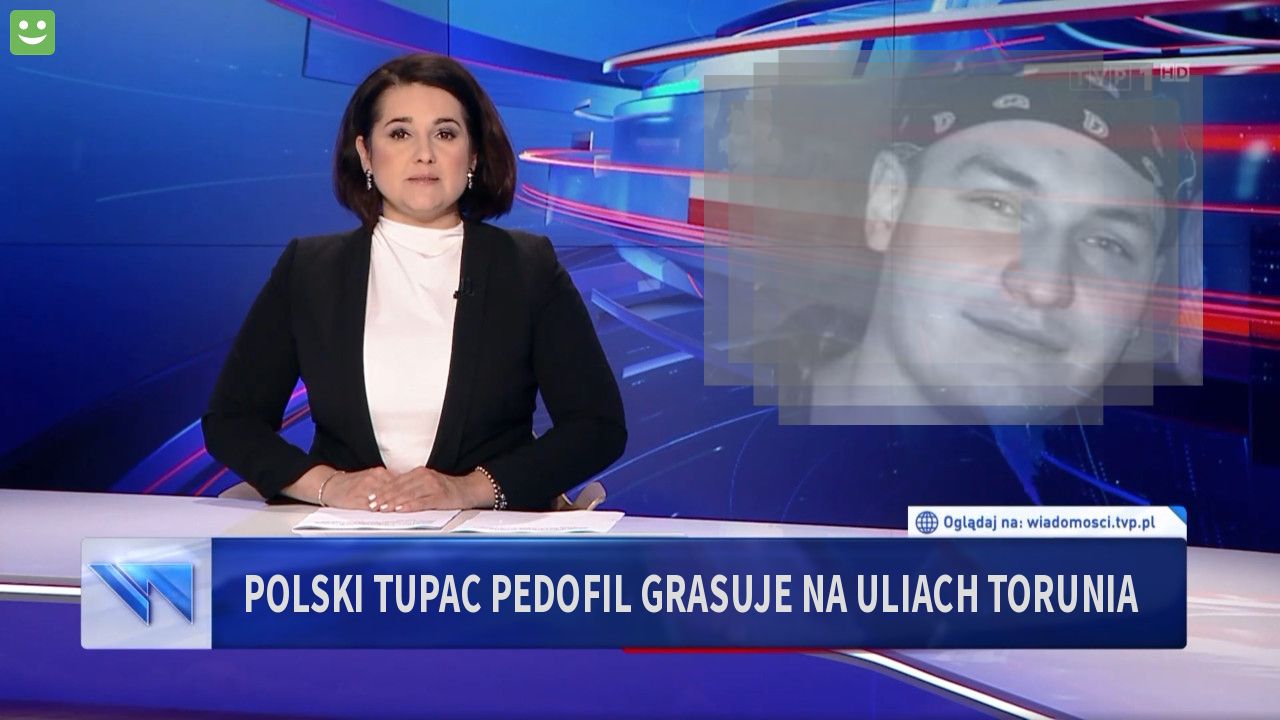 Polski Tupac pedofil grasuje na uliach Torunia