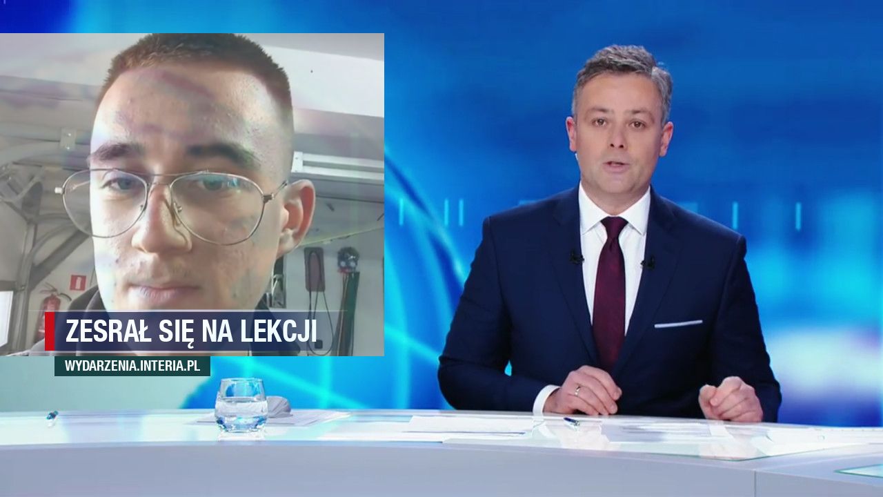 Zesrał się na lekcji 