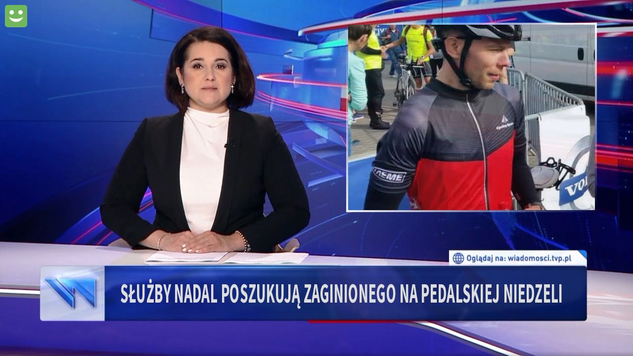 Służby nadal poszukują zaginionego na pedalskiej niedzeli