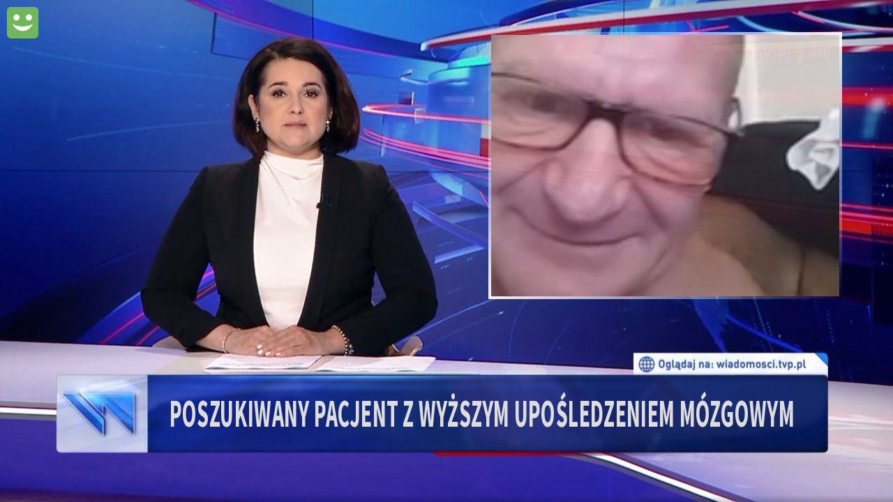 Poszukiwany Pacjent z wyższym upośledzeniem mózgowym 