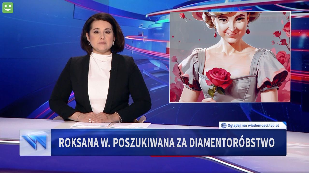 Roksana W. poszukiwana za Diamentoróbstwo