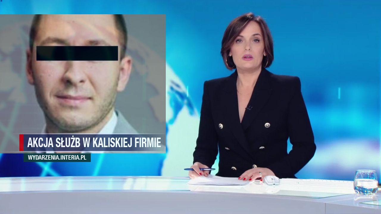 Akcja służb w kaliskiej firmie