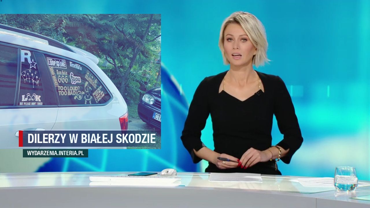 Dilerzy w białej Skodzie 