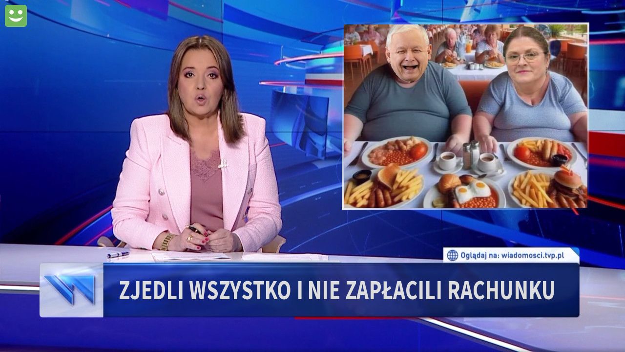 Zjedli wszystko I nie zapłacili rachunku 