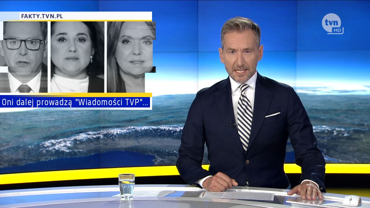 Oni dalej prowadzą "Wiadomości TVP"...