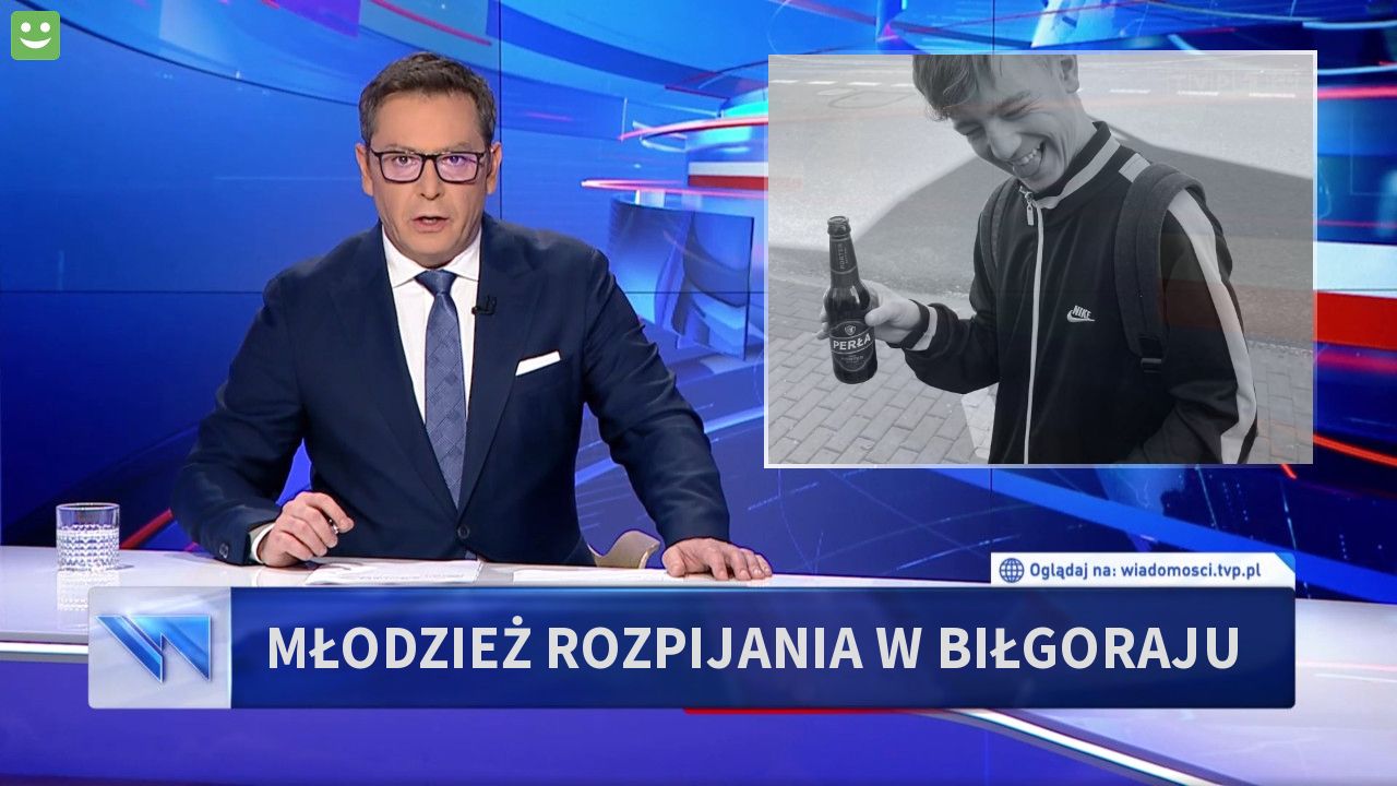 Młodzież rozpijania w Biłgoraju