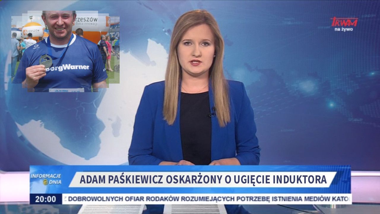 Adam paśkiewicz oskarżony o ugięcie induktora