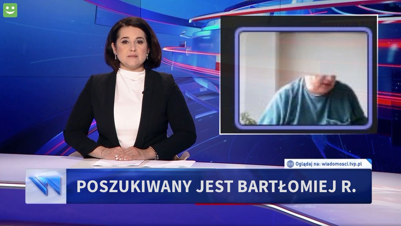 Poszukiwany jest Bartłomiej R. 