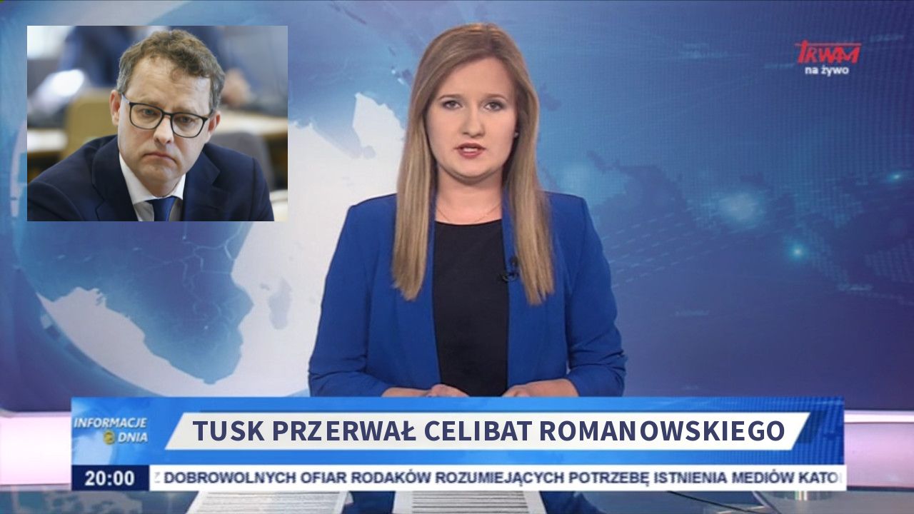 Tusk przerwał celibat Romanowskiego 