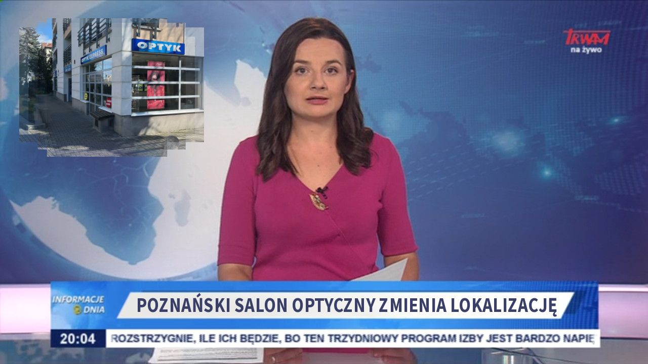 POZNAŃSKI SALON OPTYCZNY ZMIENIA LOKALIZACJĘ 