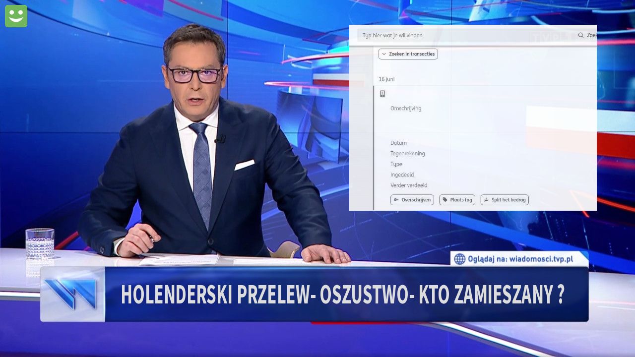 Holenderski przelew- OSZUSTWO- Kto zamieszany ?