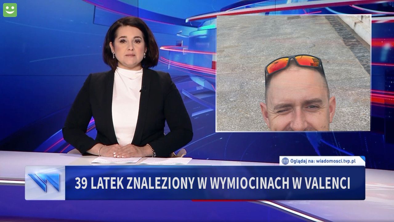 39 latek znaleziony w wymiocinach w Valenci