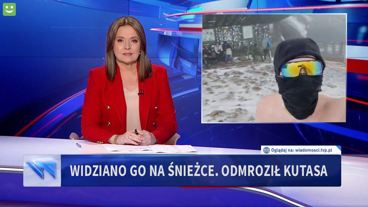 Widziano go na Śnieżce. Odmroził kutasa