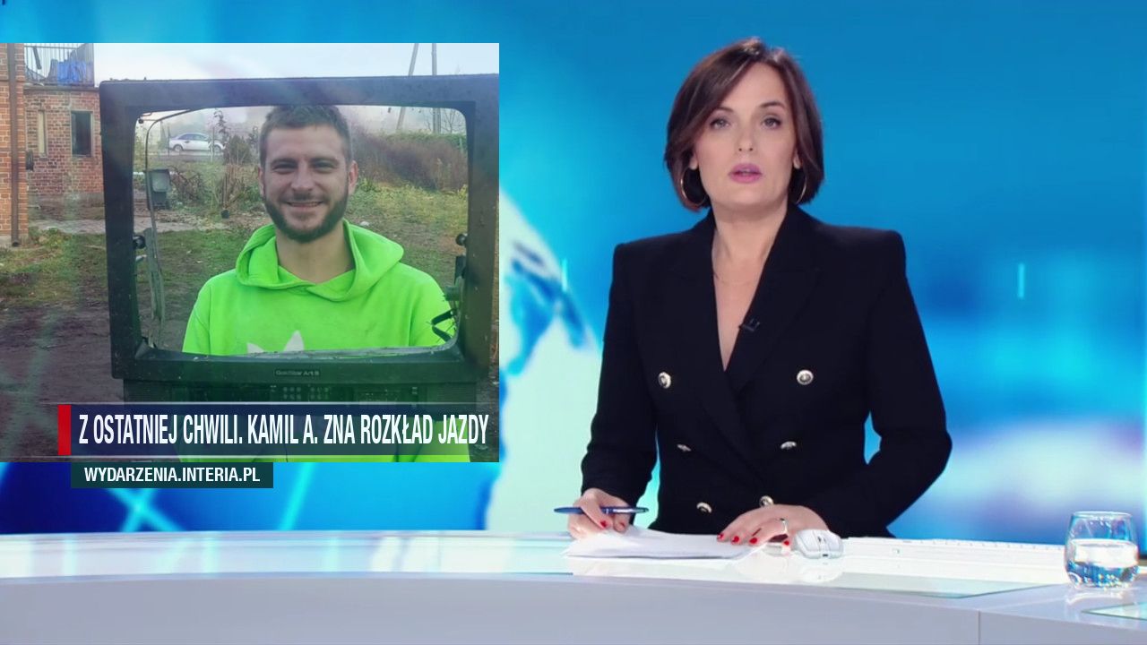 Z ostatniej chwili. Kamil A. Zna rozkład jazdy