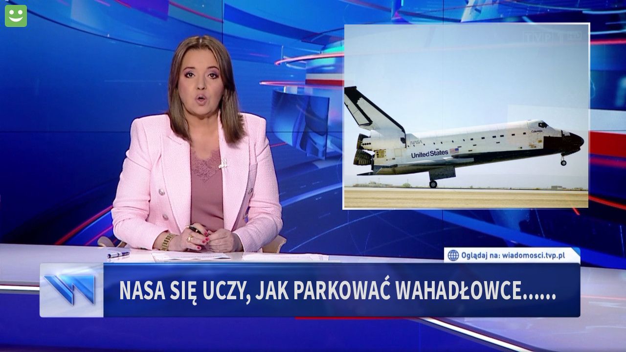 nasa się uczy, jak parkować wahadłowce......