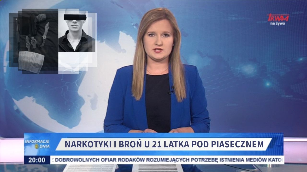 NARKOTYKI I BROŃ u 21 latka pod piasecznem