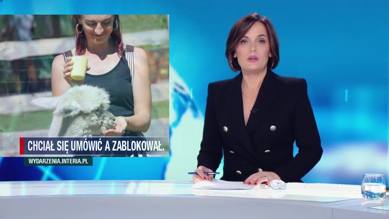 Chciał się umówić a zablokował.