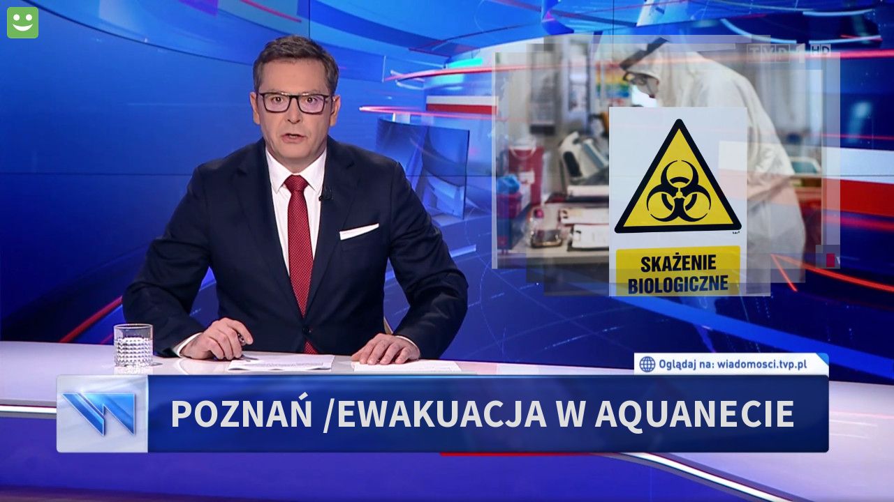 Poznań /Ewakuacja w aquanecie  