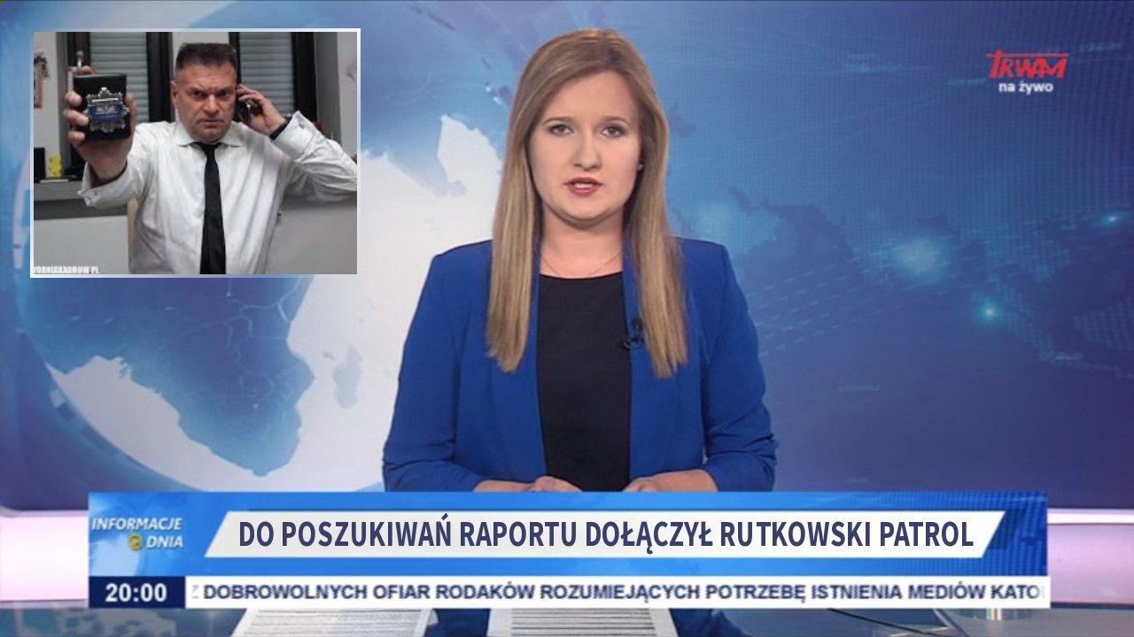 Do poszukiwań raportu dołączył Rutkowski Patrol