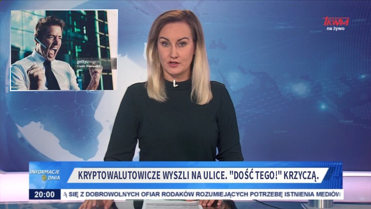 Kryptowalutowicze wyszli na ulice. "DOŚĆ TEGO!" krzyczą.