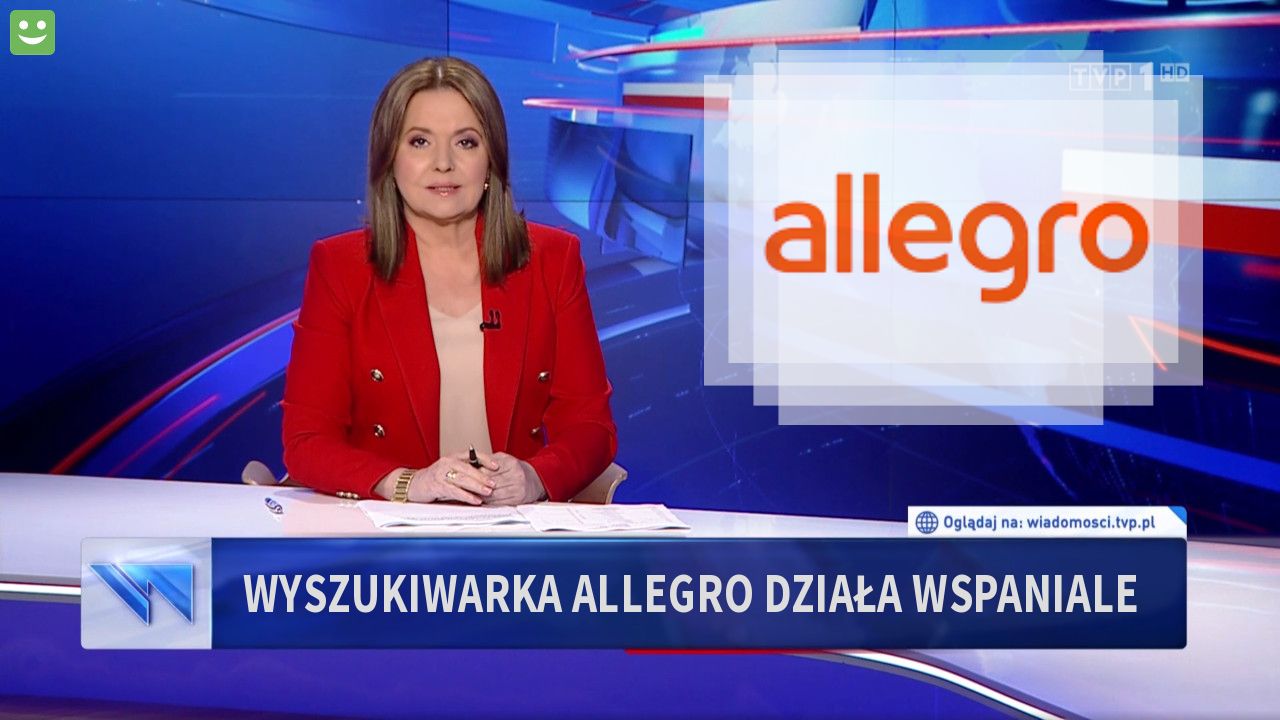 Wyszukiwarka allegro działa wspaniale