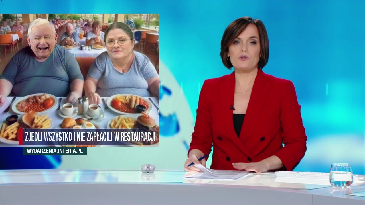 Zjedli wszystko i nie zapłacili w restauracji 