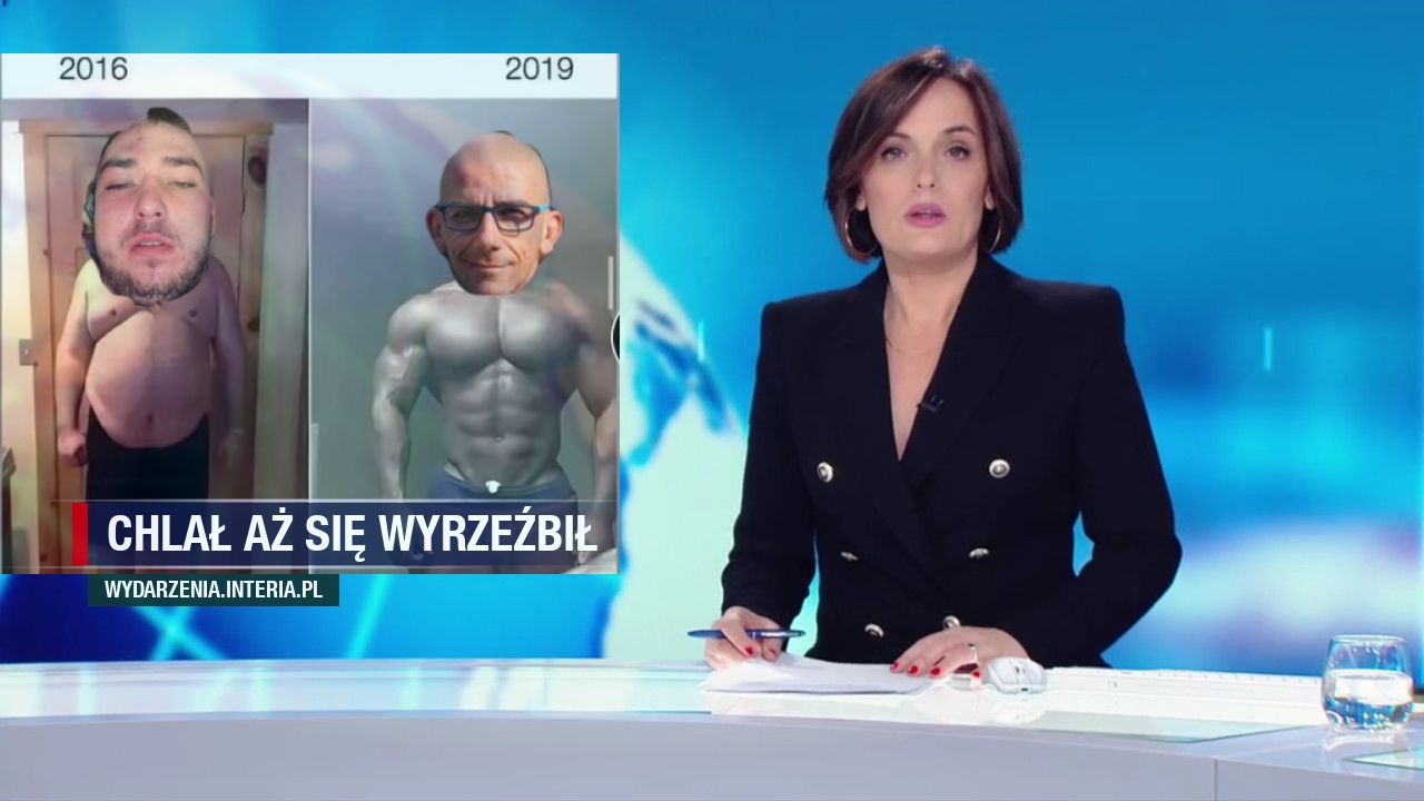 CHLAŁ AŻ SIĘ WYRZEŹBIŁ 