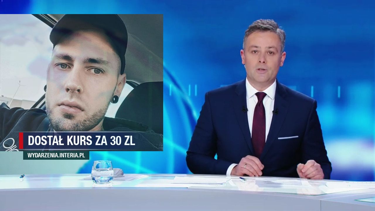 Dostał kurs za 30 zl