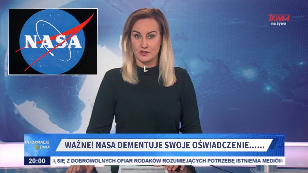 Ważne! nasa dementuje swoje oświadczenie......